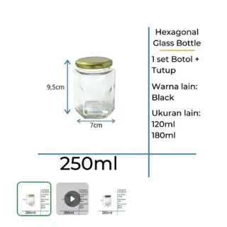 Foto sumber Jar Hexagon