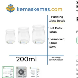 Foto sumber Jar Puding Plastik