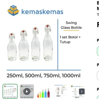 Foto sumber Botol Swing Round